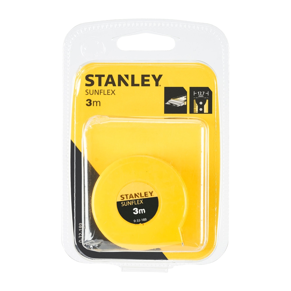 Mesure 3 m x 12,7 mm Sunflex - 0-32-189 - STANLEY