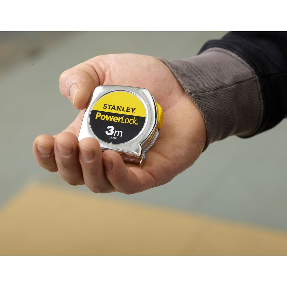 Mesure 3 m x 12,7 mm Powerlock Classic métal - 0-33-218 - STANLEY
