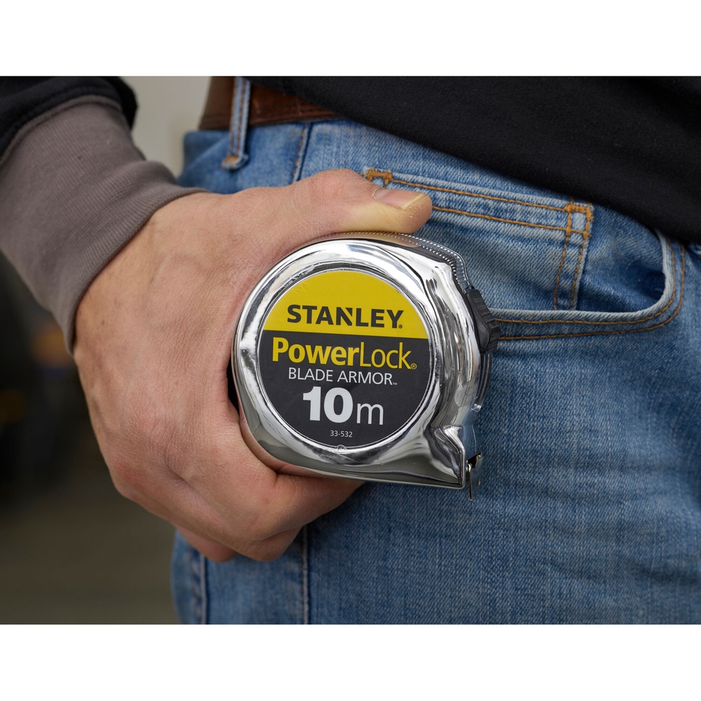 Mesure Blade Armor 10 m x 25 mm Powerlock - 0-33-532 - STANLEY