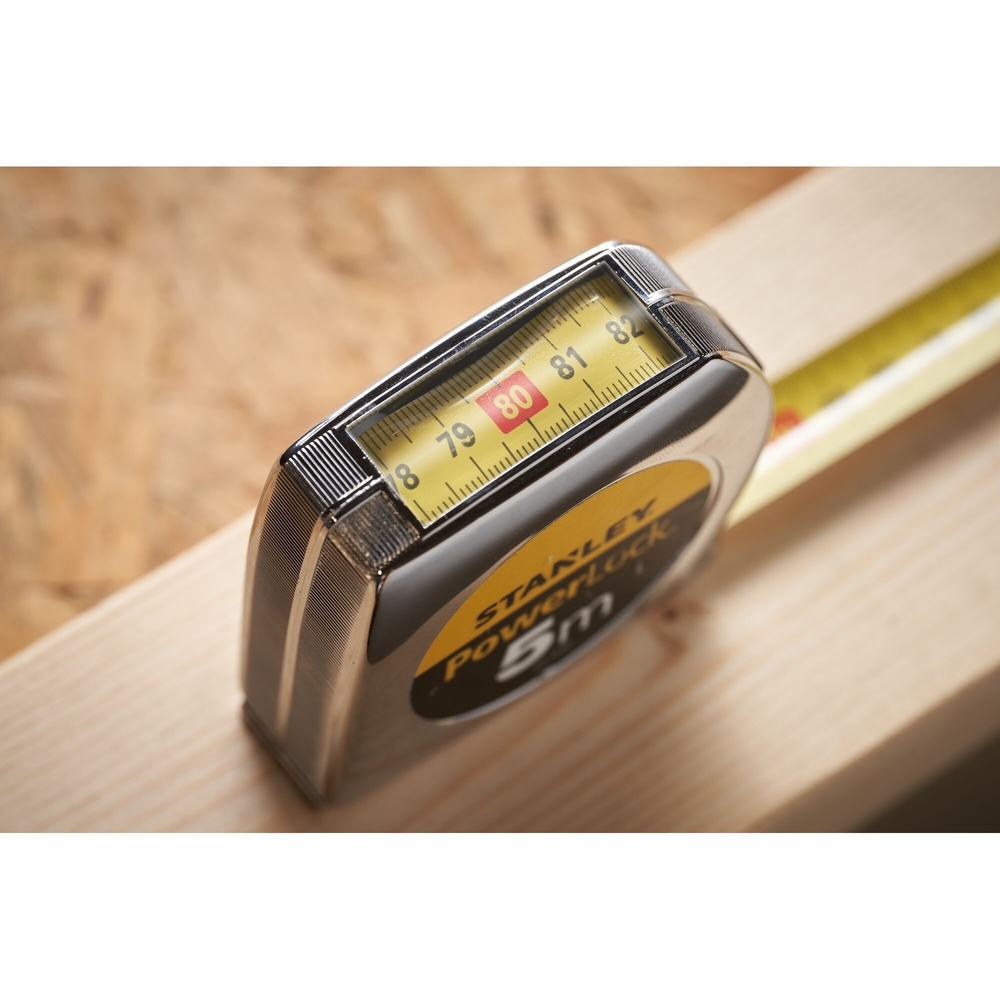 Mesure 5 m x 19 mm Powerlock lecture directe - 0-33-932 - STANLEY