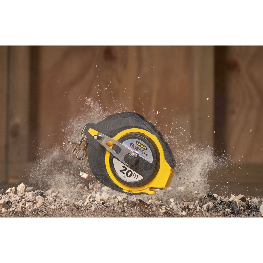 Mesure longue 20 x 10 mm ruban acier inoxydable - Fatmax - 0-34-133 - STANLEY FATMAX