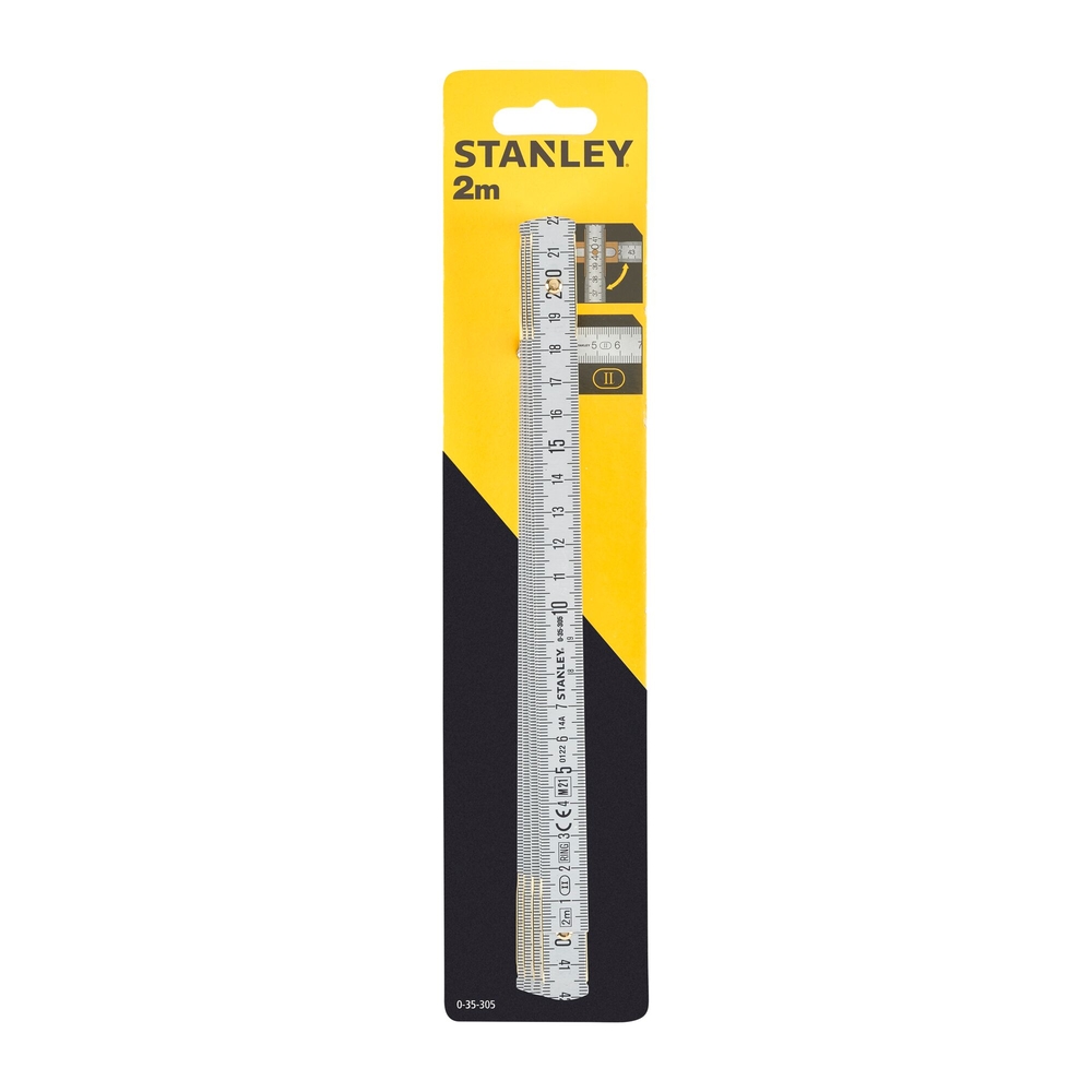 Mesure pliante 2 m x 15 mm Gravemat duralumin - 0-35-305 - STANLEY
