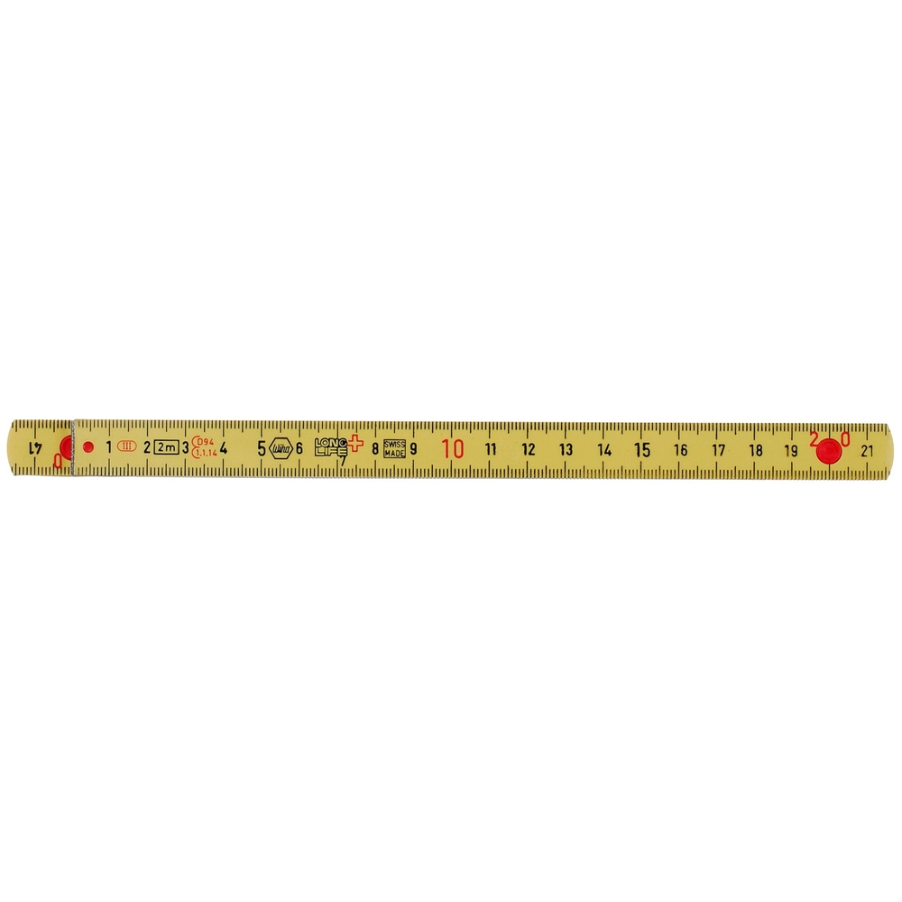 Mesure pliante 2 m x 15 mm synthétique - 0-35-320 - STANLEY