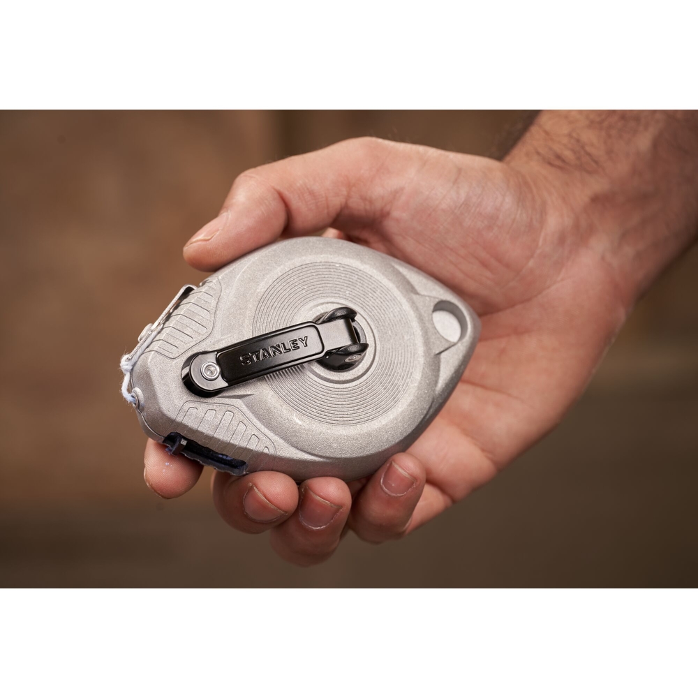 Cordeau traceur 30 m boitier métal - 0-47-100 - STANLEY