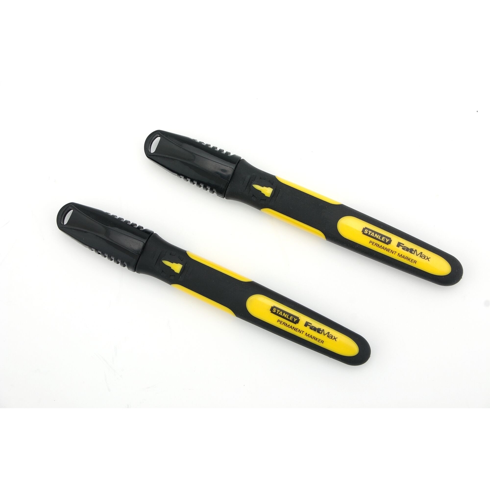 Marqueurs noirs pointe fine - 2 pièces - Fatmax - 0-47-312 - STANLEY FATMAX