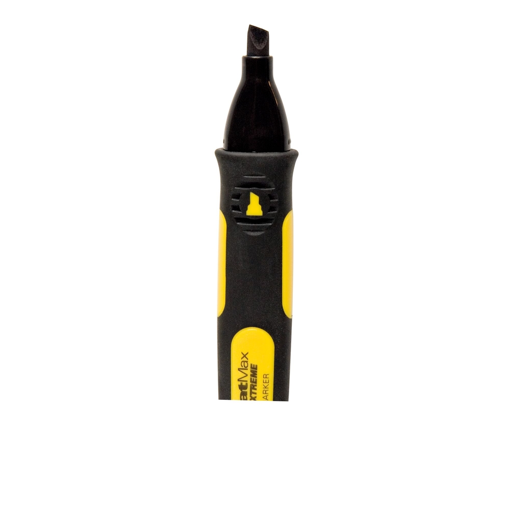Marqueurs noirs pointe large biseautée - 2 pièces - Fatmax - 0-47-314 - STANLEY FATMAX