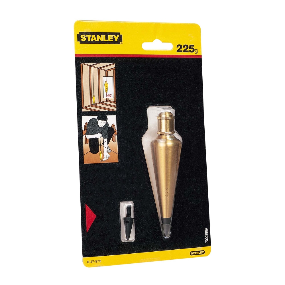 Plomb d'architecte 225 grammes - 0-47-973 - STANLEY