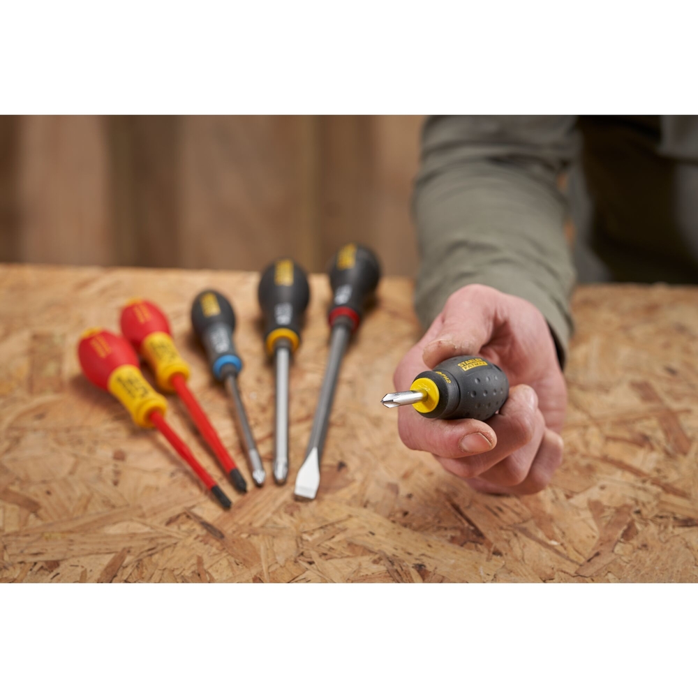 Tournevis Phillips boule PH2 x 30 mm - Fatmax - 0-65-407 - STANLEY FATMAX