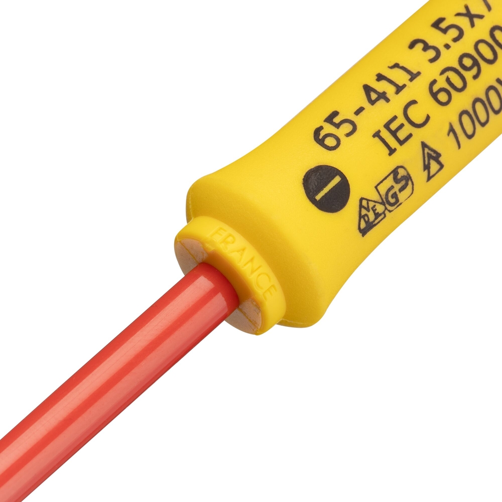 Tournevis d'électricien isolé 1000 V 3,5 x 75 mm - Fatmax  - 0-65-411 - STANLEY FATMAX