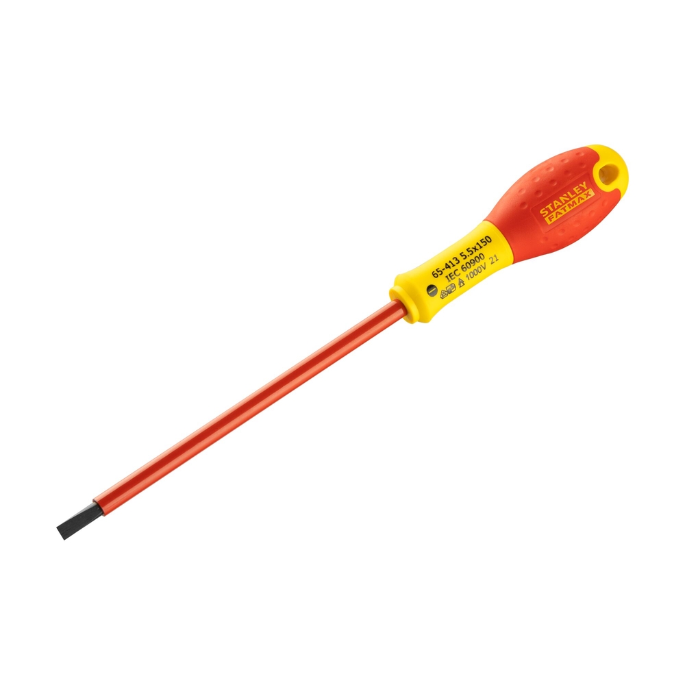 Tournevis d'électricien isolé 1000 V 5,5 x 150 mm - Fatmax  - 0-65-413 - STANLEY FATMAX