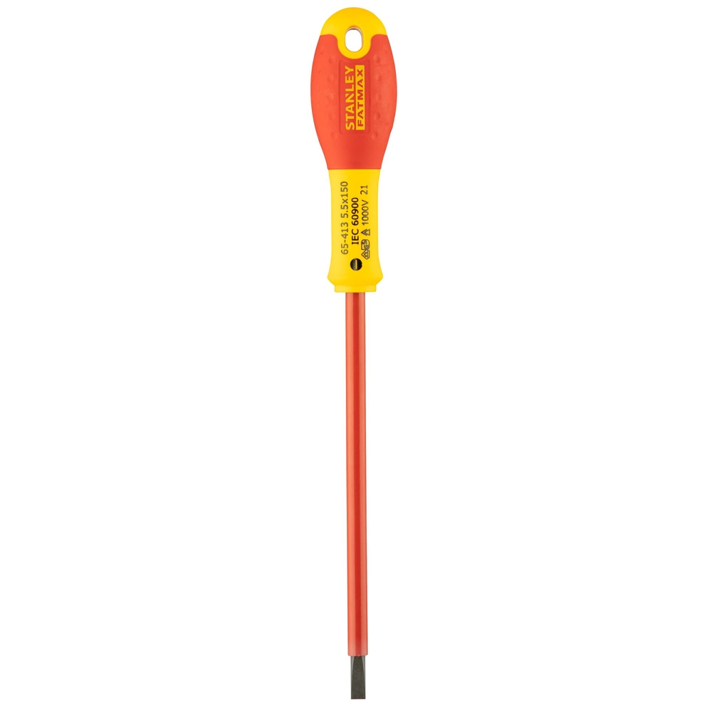 Tournevis d'électricien isolé 1000 V 5,5 x 150 mm - Fatmax  - 0-65-413 - STANLEY FATMAX