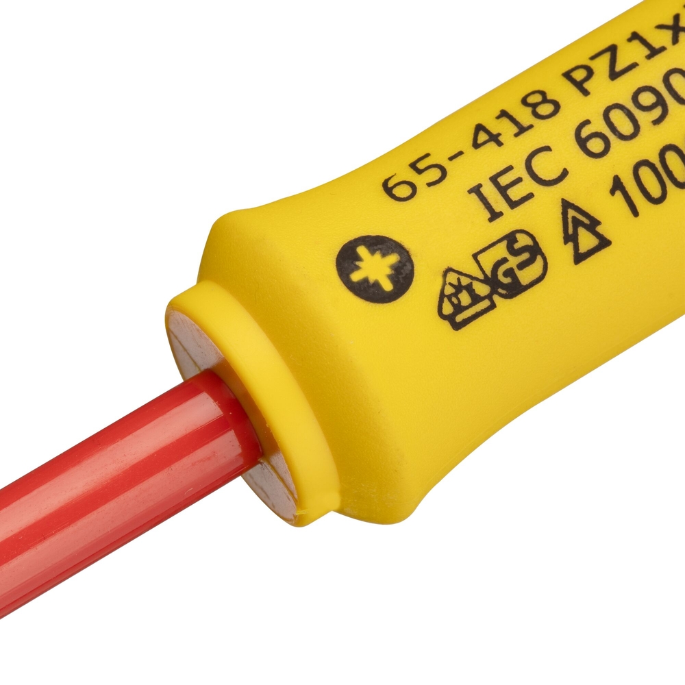 Tournevis Pozidriv isolé 1000 V PZ1 x 100 mm - Fatmax - 0-65-418 - STANLEY FATMAX