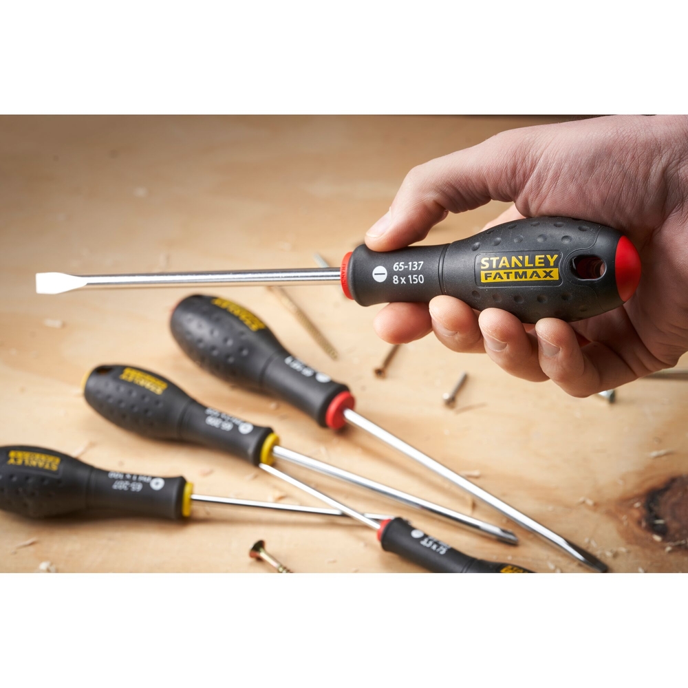Tournevis d'électricien + mécanicien + Phillips - jeu de 8 pièces - Fatmax - 0-65-437 - STANLEY FATMAX
