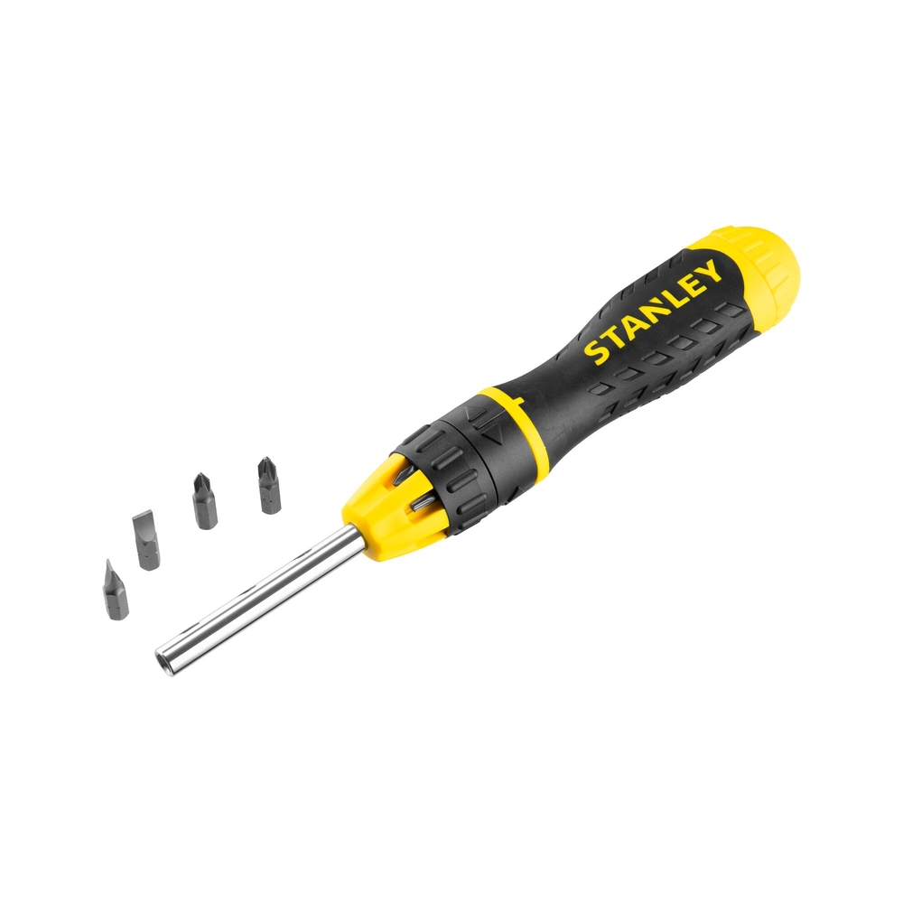 Tournevis porte-embouts à cliquet + 10 embouts - 0-68-010 - STANLEY