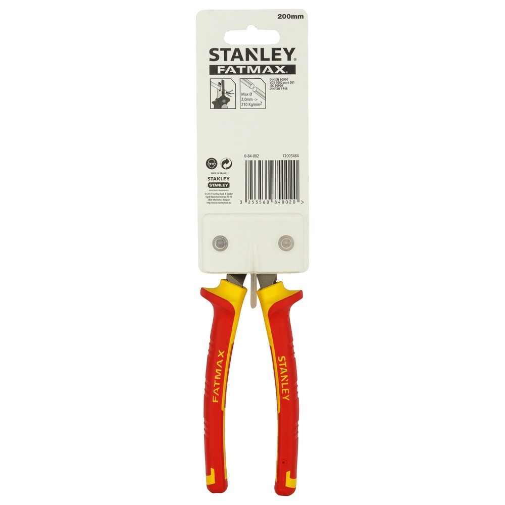 Pince universelle 200 mm isolée 1000 V - 0-84-002 - STANLEY FATMAX