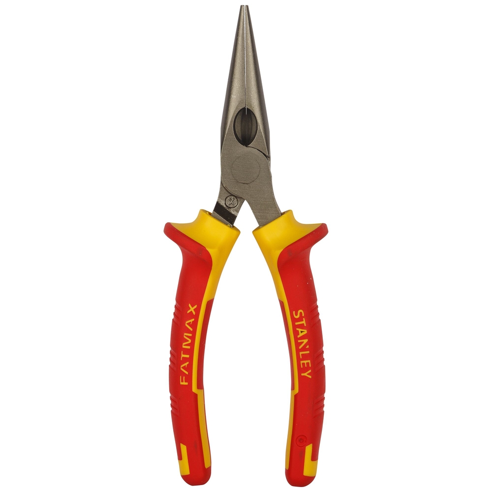 Pince à becs 1/2 ronds longs 160 mm isolée 1000 V - 0-84-006 - STANLEY FATMAX
