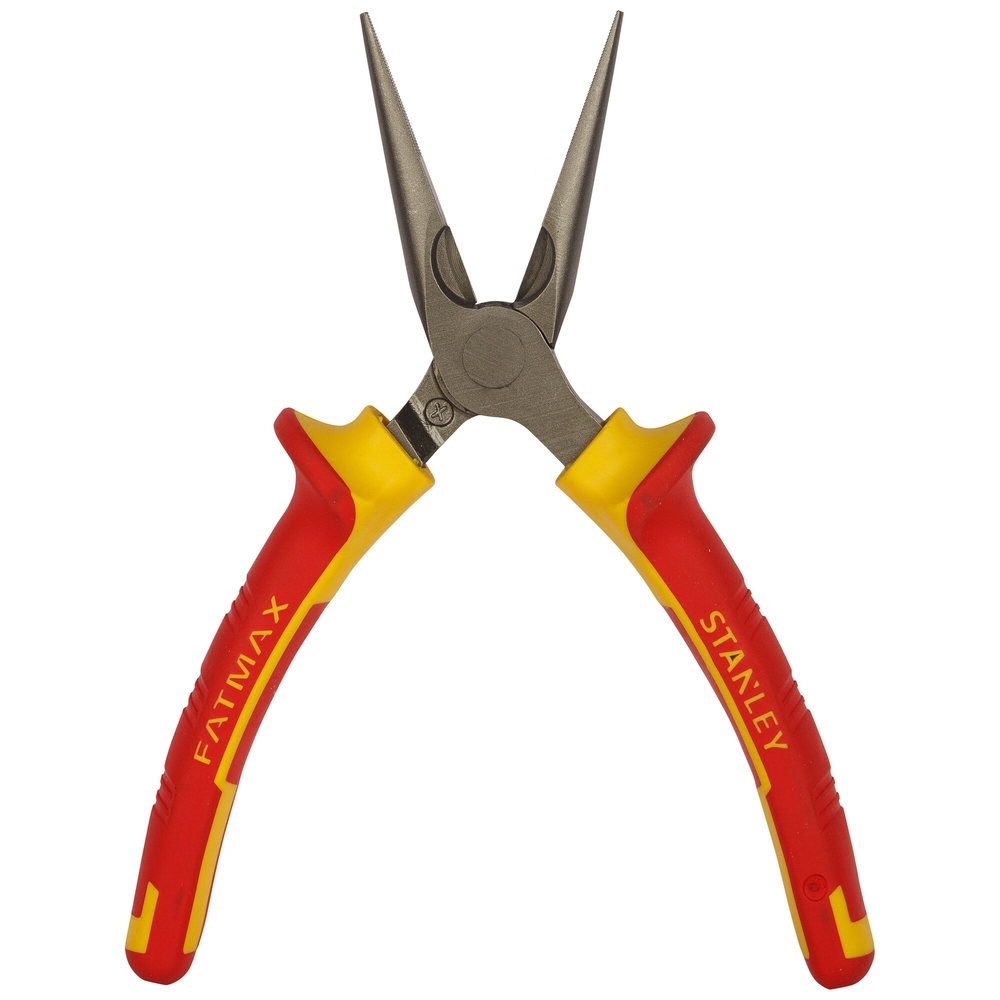 Pince à becs 1/2 ronds longs 160 mm isolée 1000 V - 0-84-006 - STANLEY FATMAX