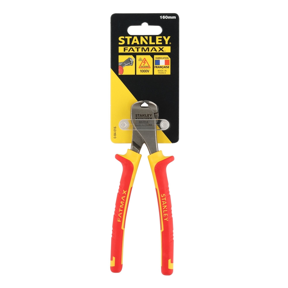 Pince coupante devant 160 mm isolée 1000 V - 0-84-016 - STANLEY FATMAX