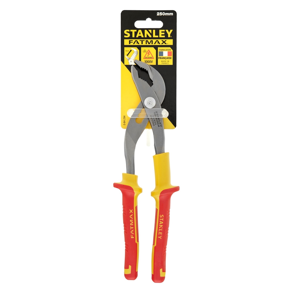 Pince multiprise 255 mm isolée 1000 V - 0-84-294 - STANLEY FATMAX