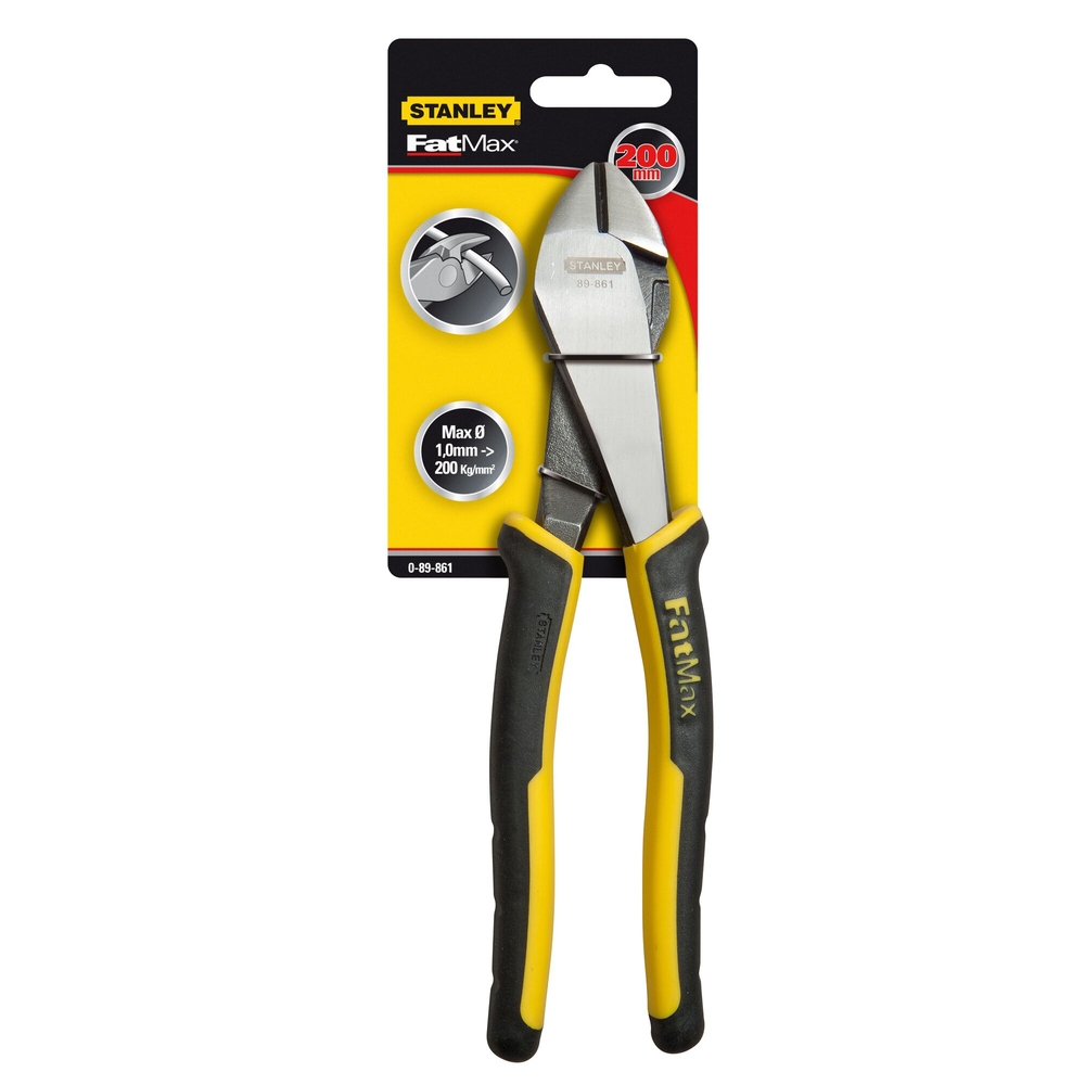 Pince coupante diagonale de mécanicien 200 mm - Fatmax - 0-89-861 - STANLEY FATMAX