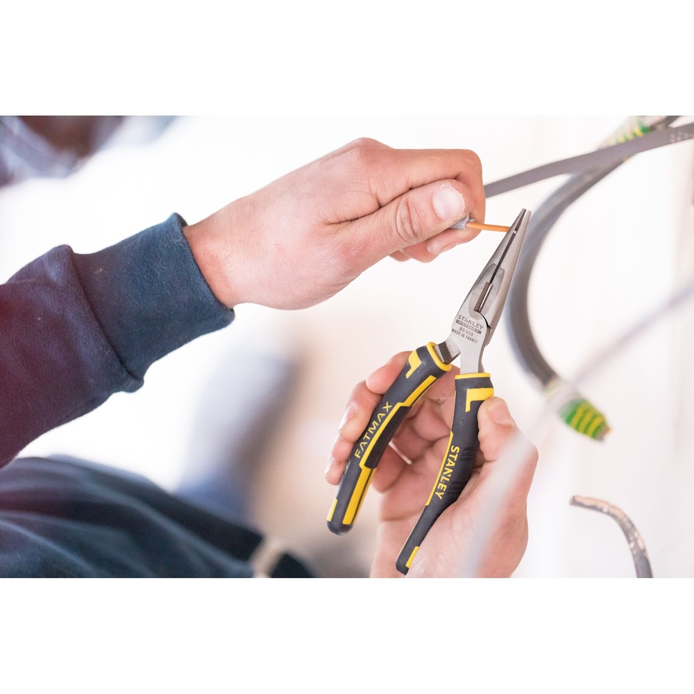Pince à becs 1/2 ronds longs 160 mm - Fatmax - 0-89-869 - STANLEY FATMAX