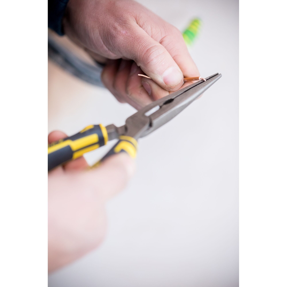 Pince à becs 1/2 ronds longs 200 mm - Fatmax - 0-89-870 - STANLEY FATMAX