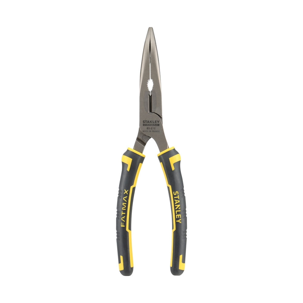 Pince à becs 1/2 ronds longs coudés 200 mm - Fatmax - 0-89-872 - STANLEY FATMAX