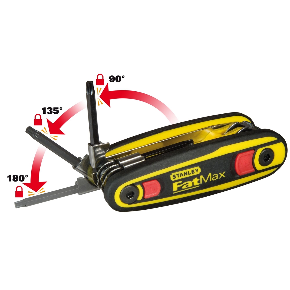 Clé mâle Torx sur support verrouillable - jeu de 8 pièces - Fatmax - 0-97-553 - STANLEY