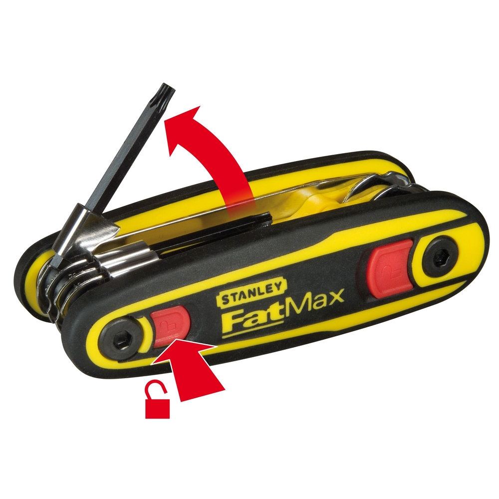 Clé mâle Torx sur support verrouillable - jeu de 8 pièces - Fatmax - 0-97-553 - STANLEY