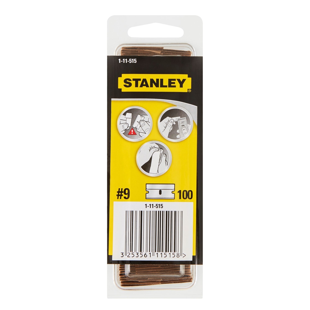 Lames de gratte-vitres métal - boite 100 lames - 1-11-515 - STANLEY
