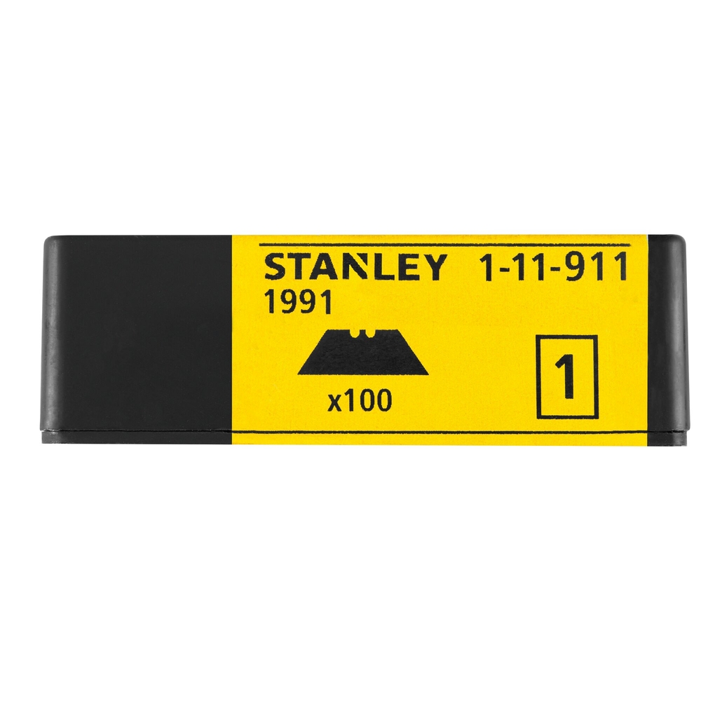 Lames de couteau 1991 sans trou - boite 100 lames - 1-11-911 - STANLEY