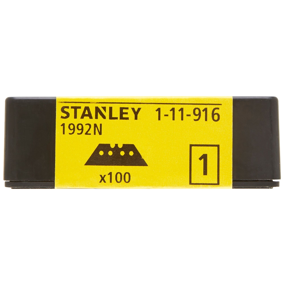 Lames de couteau 1992 avec trou - boite 100 lames - 1-11-916 - STANLEY