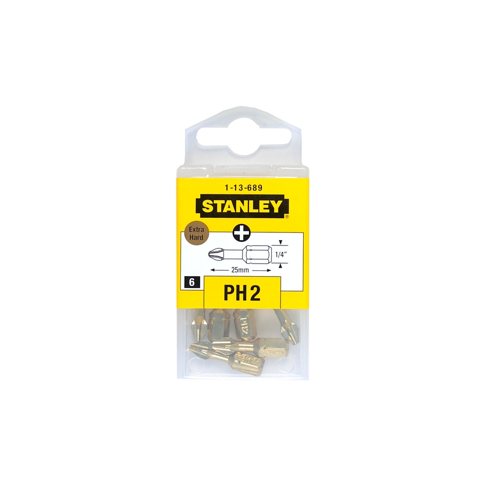 Embouts torsion Phillips 25 mm - 1/4’’ gamme pro - 1-13-689 - STANLEY