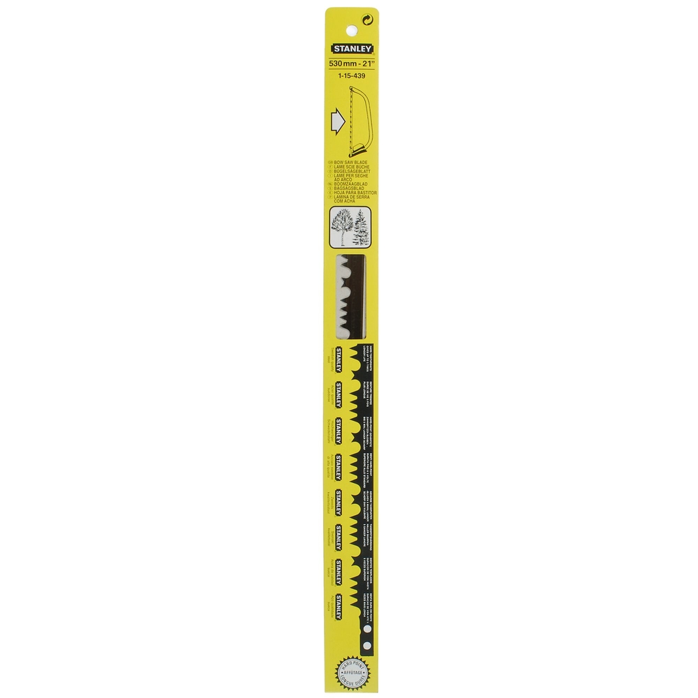 Lame de scie à bûches denture américaine Hard Point 530 mm - 1-15-439 - STANLEY