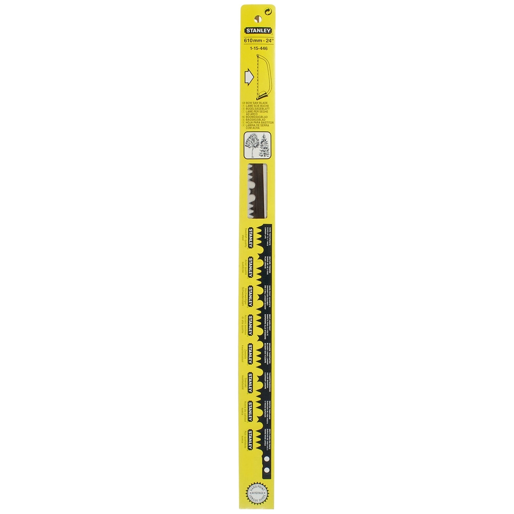 Lame de scie à bûches denture américaine Hard Point 610 mm - 1-15-446 - STANLEY