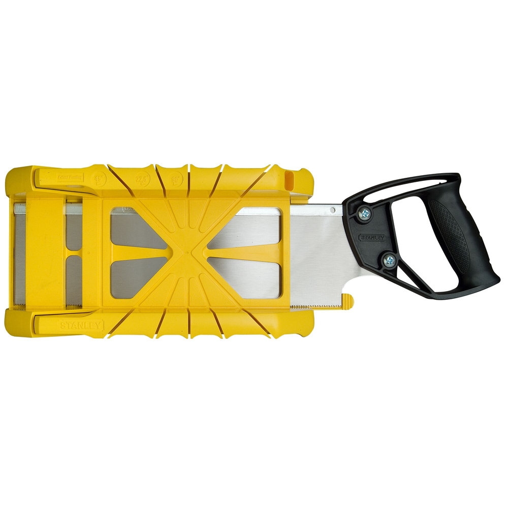 Boite à coupe holster en plastique + scie à dos intégrée - 1-19-800 - STANLEY