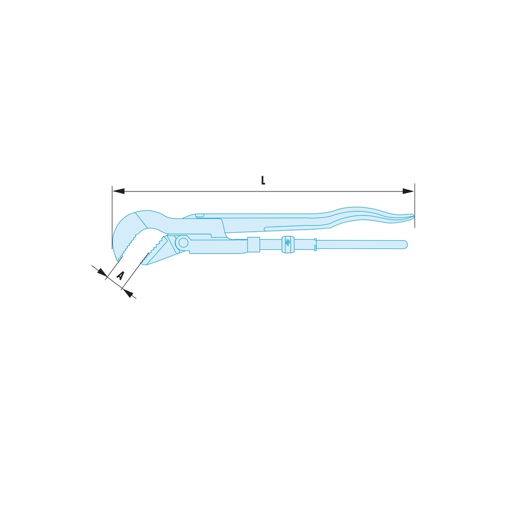 Clé serre-tube type suédois 530 SR antidéflagrant Ø 50 mm - FACOM - 120A.2PSR