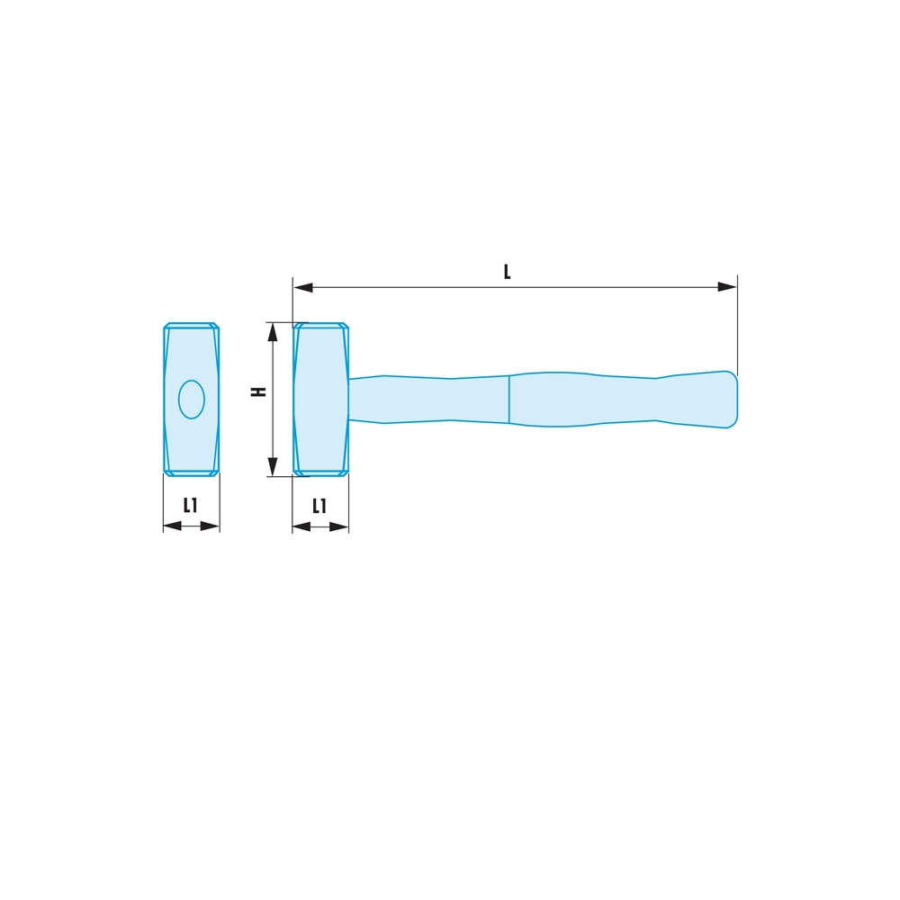 Masse allemande 1,3 kg SR antidéflagrant - FACOM - 1262H.100SR