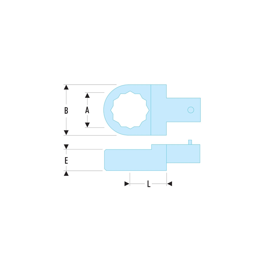 Embout polygonal métrique attachement 14 x 18 mm 16 mm - FACOM - 13.16
