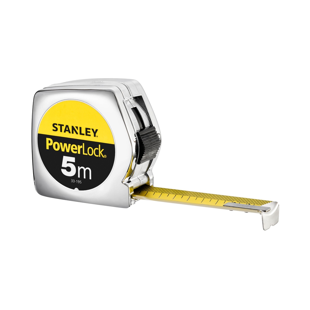 Mesure 5 m x 25 mm Powerlock Classic ABS - 1-33-195 - STANLEY
