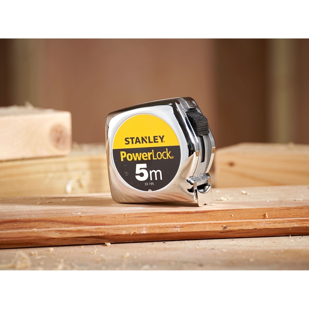 Mesure 5 m x 25 mm Powerlock Classic ABS - 1-33-195 - STANLEY