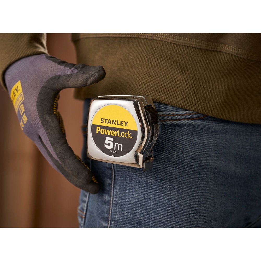 Mesure 5 m x 25 mm Powerlock Classic ABS - 1-33-195 - STANLEY