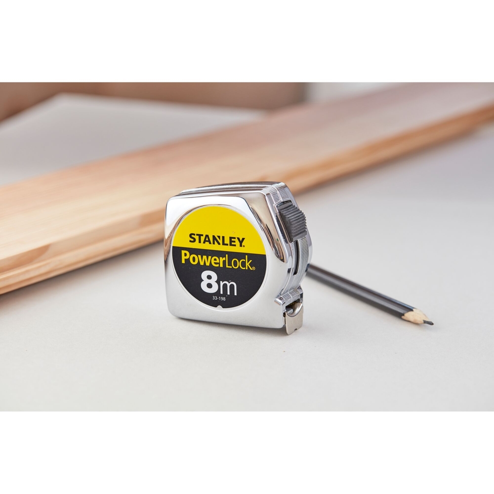 Mesure 8 m x 25 mm Powerlock Classic ABS - 1-33-198 - STANLEY