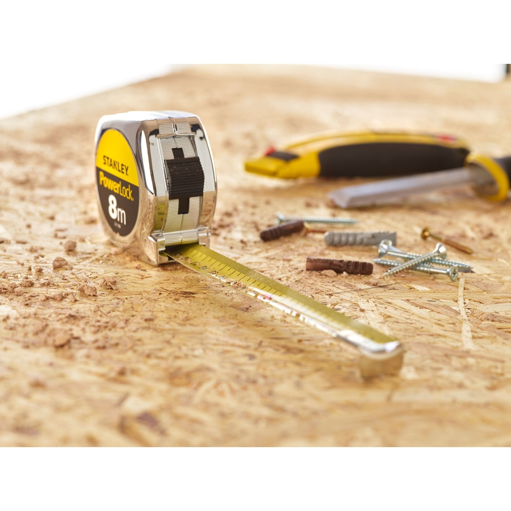 Mesure 8 m x 25 mm Powerlock Classic ABS - 1-33-198 - STANLEY