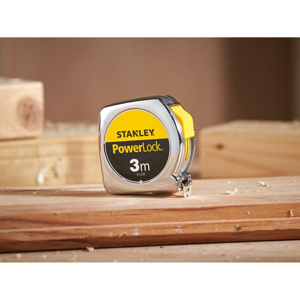 Mesure 3 m x 12,7 mm Powerlock Classic ABS - 1-33-238 - STANLEY
