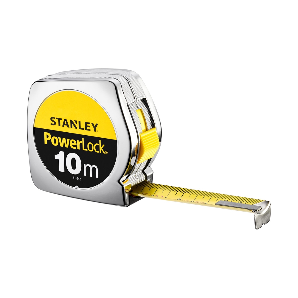 Mesure 10 m x 25 mm Powerlock Classic ABS - 1-33-442 - STANLEY