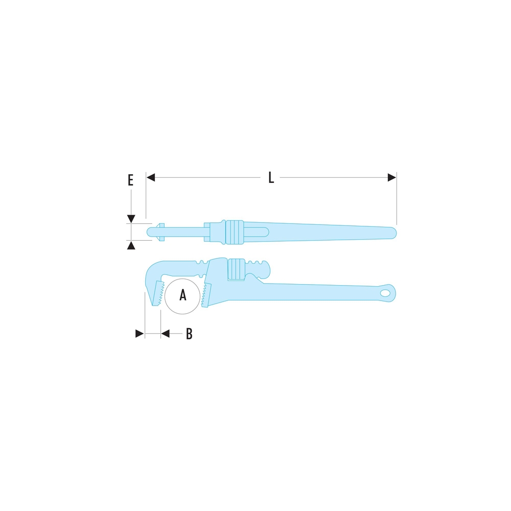 Clé modèle Américain fonte 60 mm - FACOM - 134A.14