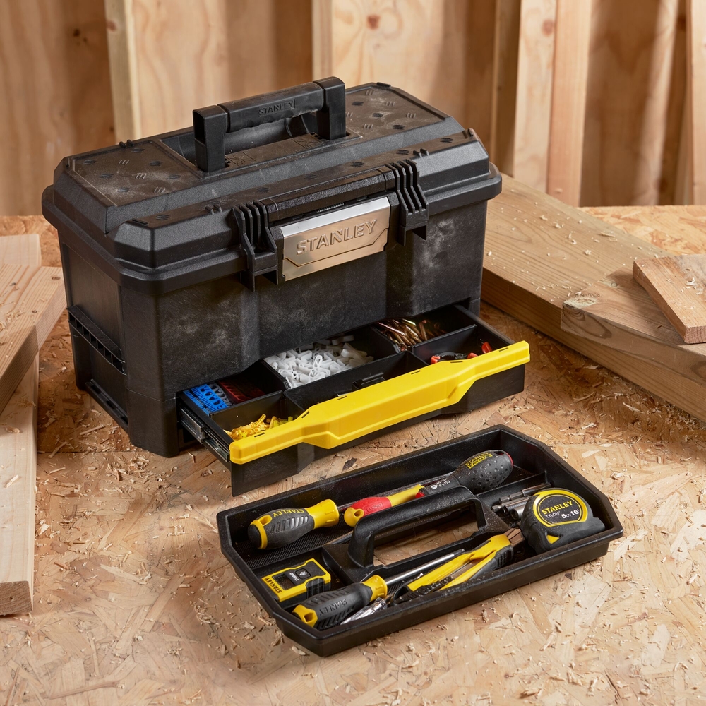 Boite Touch Latch 48 cm avec tiroir - 1-70-316 - STANLEY