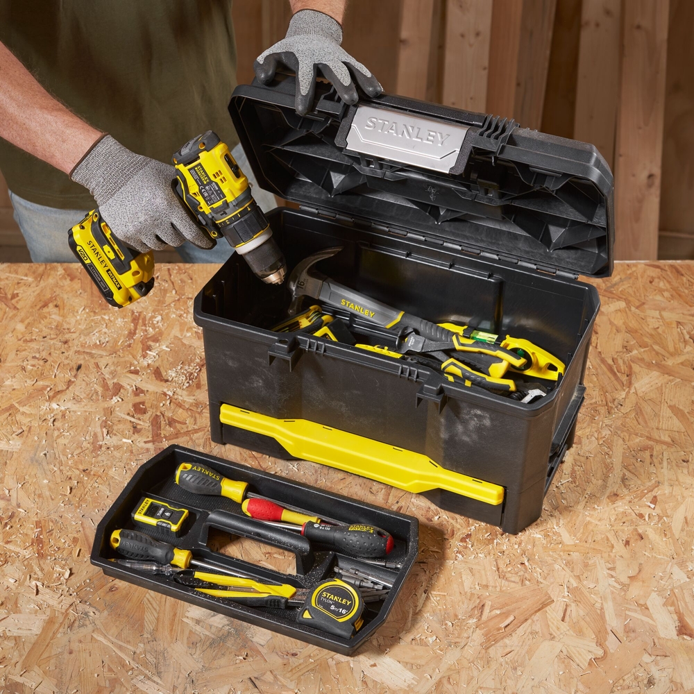 Boite Touch Latch 48 cm avec tiroir - 1-70-316 - STANLEY