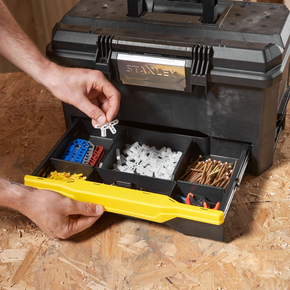 Boite Touch Latch 48 cm avec tiroir - 1-70-316 - STANLEY